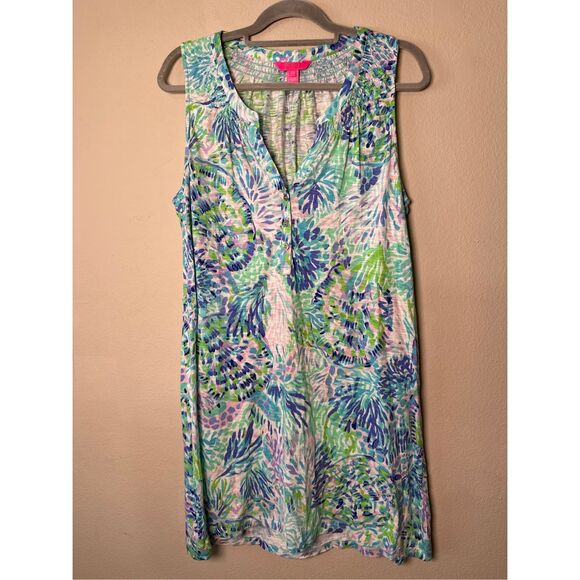Lilly Pulitzer Essie Dress Shell of the Party Sz XL - Picture 2 of 8